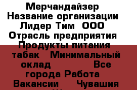 Мерчандайзер › Название организации ­ Лидер Тим, ООО › Отрасль предприятия ­ Продукты питания, табак › Минимальный оклад ­ 25 000 - Все города Работа » Вакансии   . Чувашия респ.,Шумерля г.